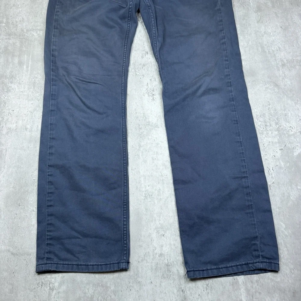 Levi's 514 Straight Jeans Men's 30x30 Blue Stretch Denim Pants Chinos Straight